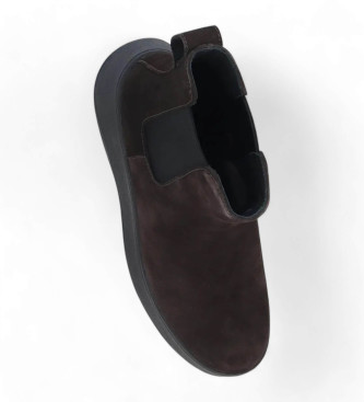 Fitflop Bruine chelsea leren enkellaarsjes