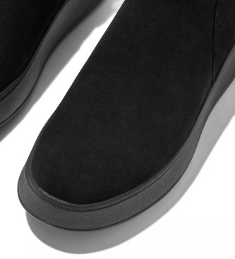 Fitflop F-Mode Ankelstvlar i lder svart