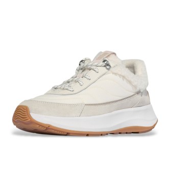 Fitflop Chinelos F-Mode Flow Shearling-Mix bege