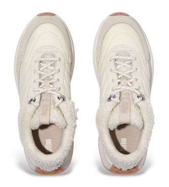 Fitflop Chinelos F-Mode Flow Shearling-Mix bege