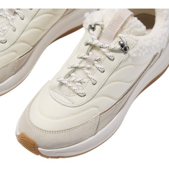 Fitflop Chinelos F-Mode Flow Shearling-Mix bege