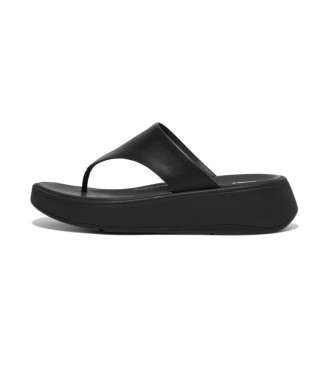 Fitflop F-Mode leren sandalen zwart