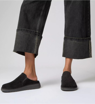 Fitflop Gen FF Usnjeni cokli črne barve