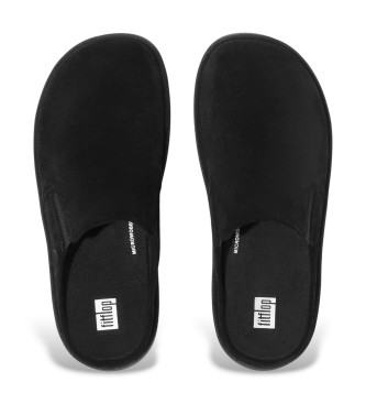 Fitflop Gen FF Usnjeni cokli črne barve