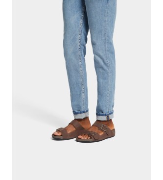 Fitflop Brune Gogh Moc-sandaler i lder