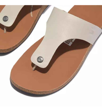 Fitflop iQushion grey leather sandals