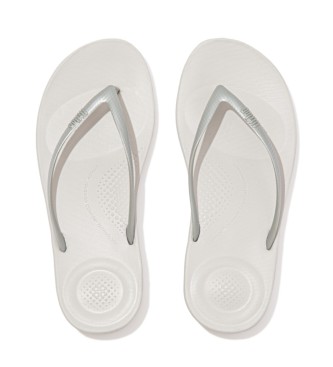 Fitflop Srebrne klapki iQushion