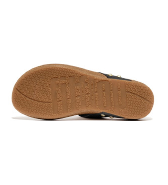 Fitflop Sandali iQushion in pelle nera 