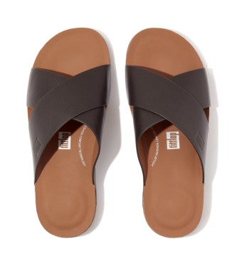 Fitflop Sandali iQushion in pelle marrone