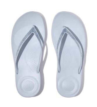 Fitflop iQushion blauwe teenslippers