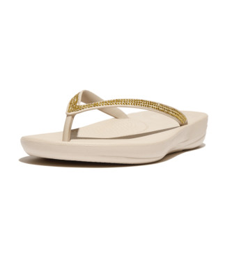 Fitflop Tongs Iqushion Sparkle beige
