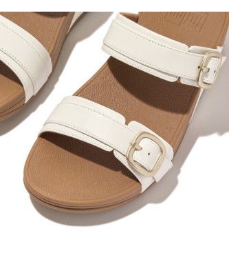 Fitflop Skórzane sandały Lulu białe