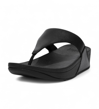 Fitflop Ledersandalen Lulu schwarz