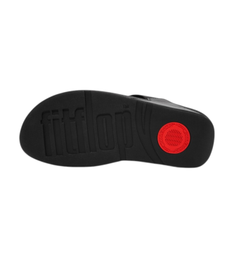 Fitflop Ledersandalen Lulu schwarz