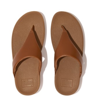 Fitflop Brązowe skórzane sandały Lulu