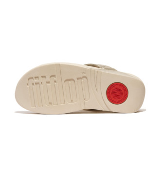 Fitflop Lulu Sandales en cuir matelass argent