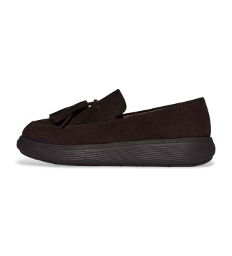 Fitflop Mocassins  glands en daim chocolat iQ-COMFF