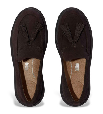 Fitflop Mocassins  glands en daim chocolat iQ-COMFF