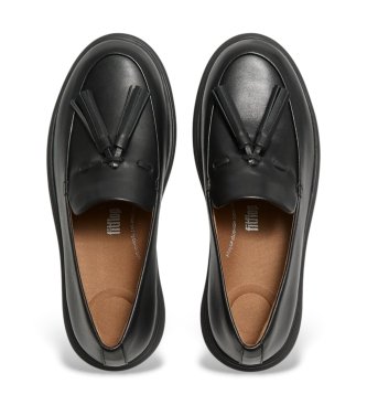 Fitflop Iq-Comff black leather moccasins