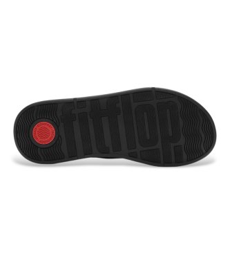 Fitflop Leather sandals F-Mode Knot black