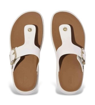 Fitflop Sandales en cuir Gen FF Buckle blanc