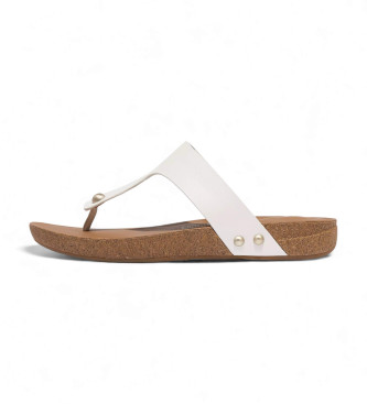 Fitflop Iqushion leather sandals white