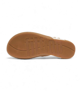 Fitflop Iqushion leather sandals white