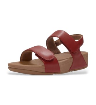 Fitflop Sandales en cuir Lulu Adjustable bordeaux