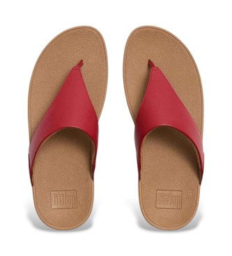Fitflop Sandali Lulu in pelle rossa