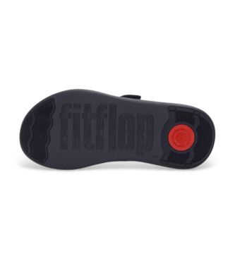 Fitflop Sandali F-Mode Go Checkerboard-Denim Toe-Post blu marino