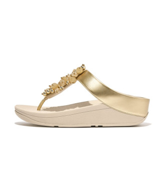 Fitflop Fino Bauble-Bead gold sandals
