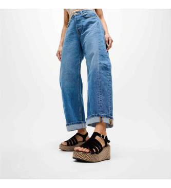 Fitflop Črno usnje Grafični sandali