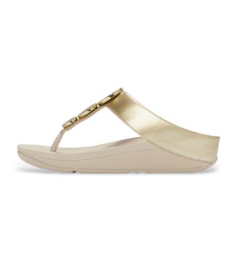 Fitflop Sandalias Halo Bead dorado