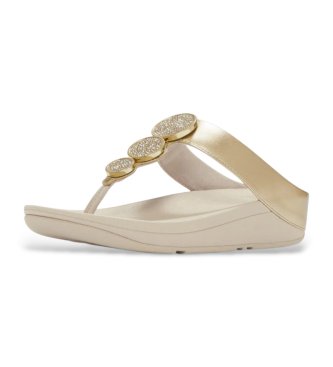 Fitflop Sandalias Halo Bead dorado