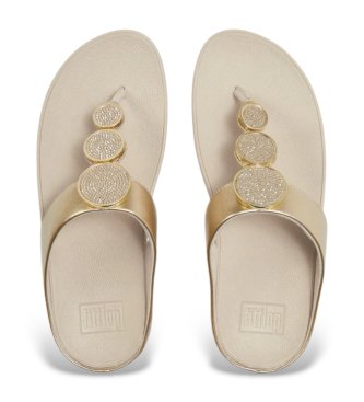Fitflop Sandalias Halo Bead dorado