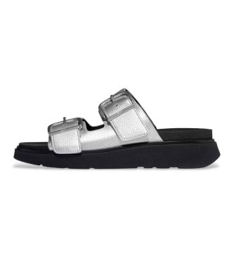 Fitflop Gen-FF Sandaler med spänne i silverfärgat läder