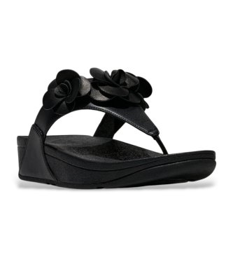 Fitflop Sandalias Lulu Flower negro