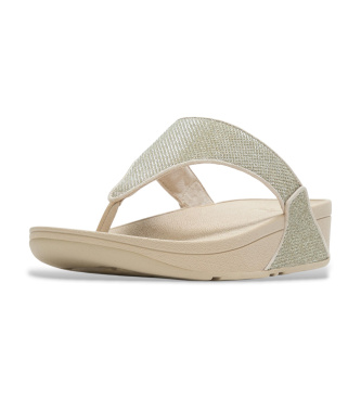 Fitflop Sandali Lulu Shimmerglitz con infradito, colore oro