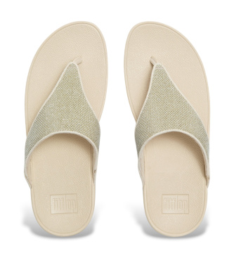 Fitflop Sandali Lulu Shimmerglitz con infradito, colore oro