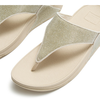 Fitflop Sandali Lulu Shimmerglitz con infradito, colore oro