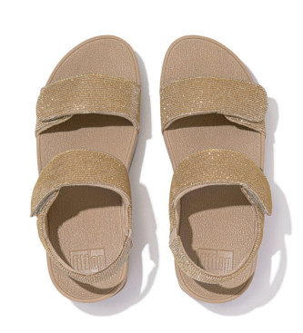 Fitflop Brown Lulu Shimmerlux Sandals