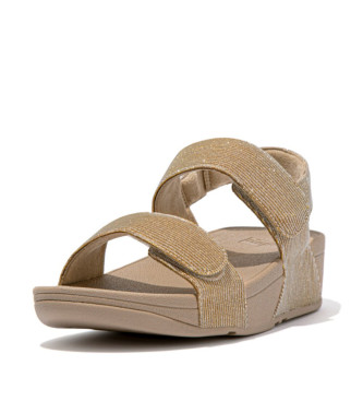 Fitflop Bruine Lulu Shimmerlux sandalen