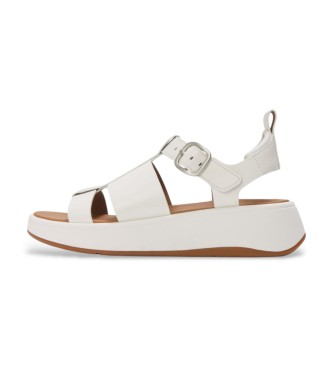 Fitflop Sandali da pescatore F-Mode in pelle bianca