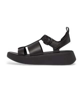 Fitflop L�dersandaler F-Mode Fisherman svart