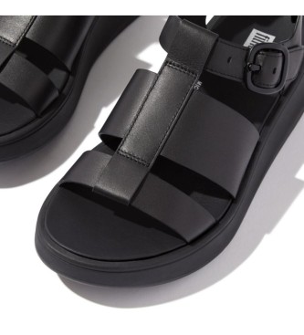 Fitflop L�dersandaler F-Mode Fisherman svart