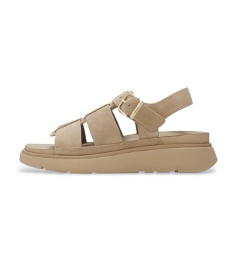 Fitflop Gen Fisherman bruin leren sandalen