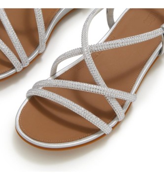 Fitflop Sandali Gracie Crystal Strappy Back-Strap Silver