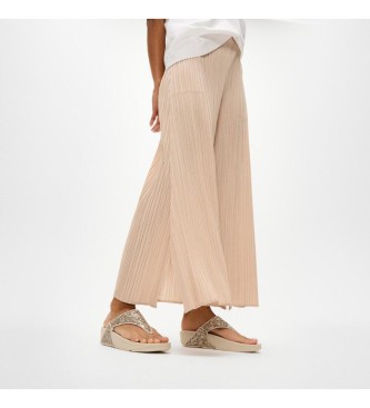 Fitflop Lulu Multi-Tonal Glitter Toe-Post Beige Sandals