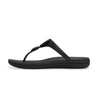 Fitflop Sandales Solay Glossy-Disc Toe noir