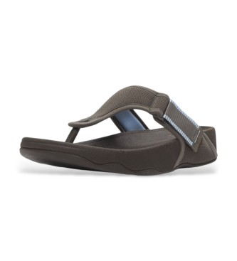 Fitflop Sandali Trakk zelenkasto sive barve